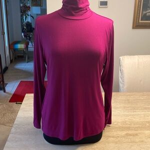 NWOT  beautiful purple Style & Co. light turtleneck, see measurements in photos